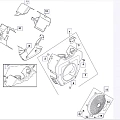 Корпус вентилятора двигателя Kohler CH 740-3201 Корпус вентилятора двигателя Kohler CH 740-3201